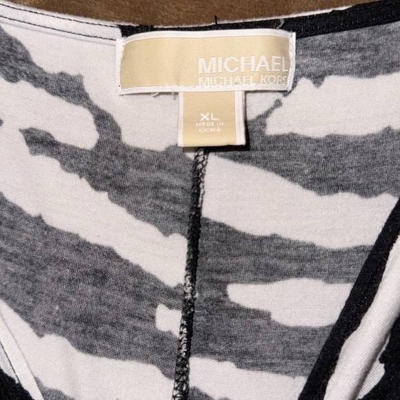 🌹MICHAEL MICHAEL KORS ZEBRA SLEEVELESS DRESS - Picture 6 of 7